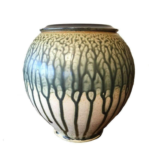 River Clay Vase - Green Decor Frank Stofan 