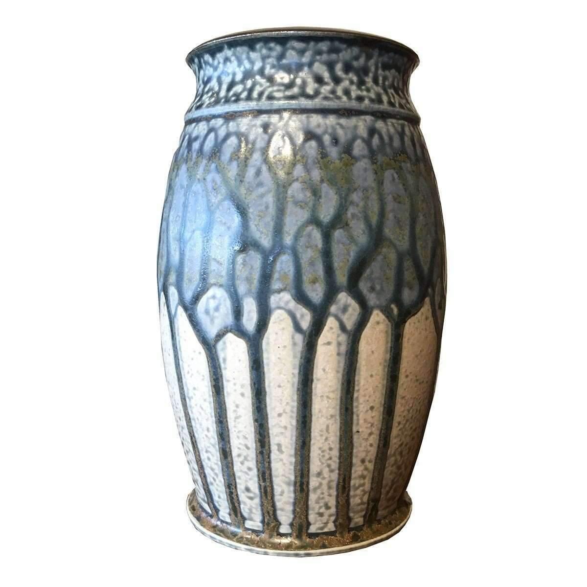 Traditional Blue Vase - Large Decor Frank Stofan 