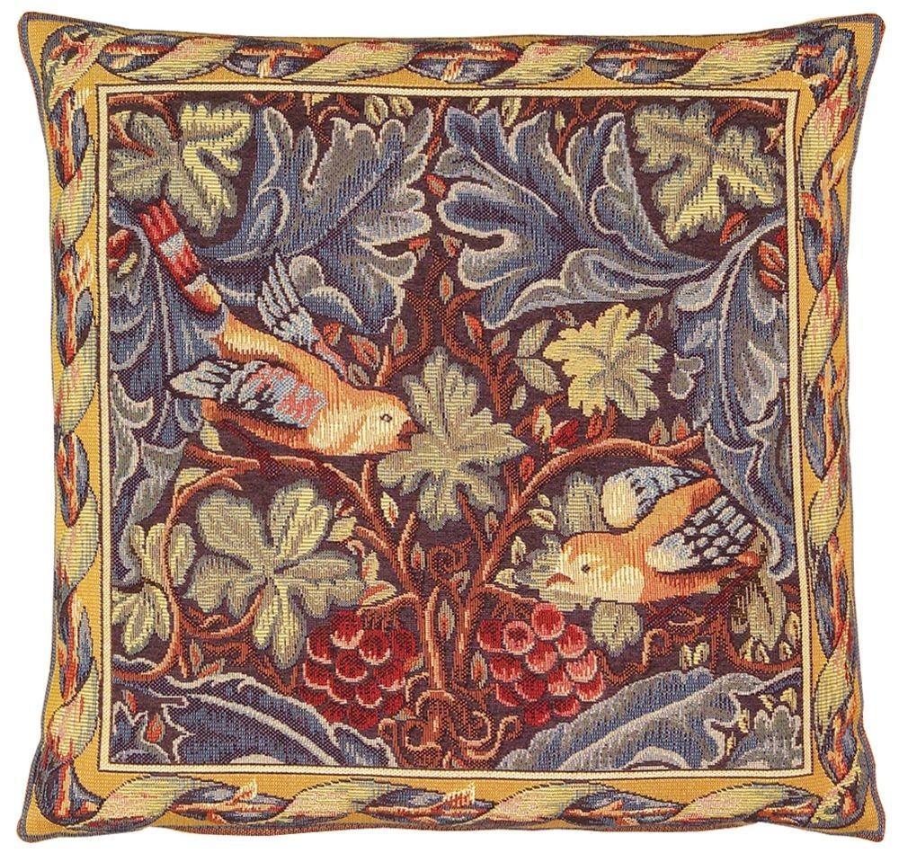 William Morris Vine and Acanthus Tapestry Pillow- 18 inch square Throw Pillows Hines 