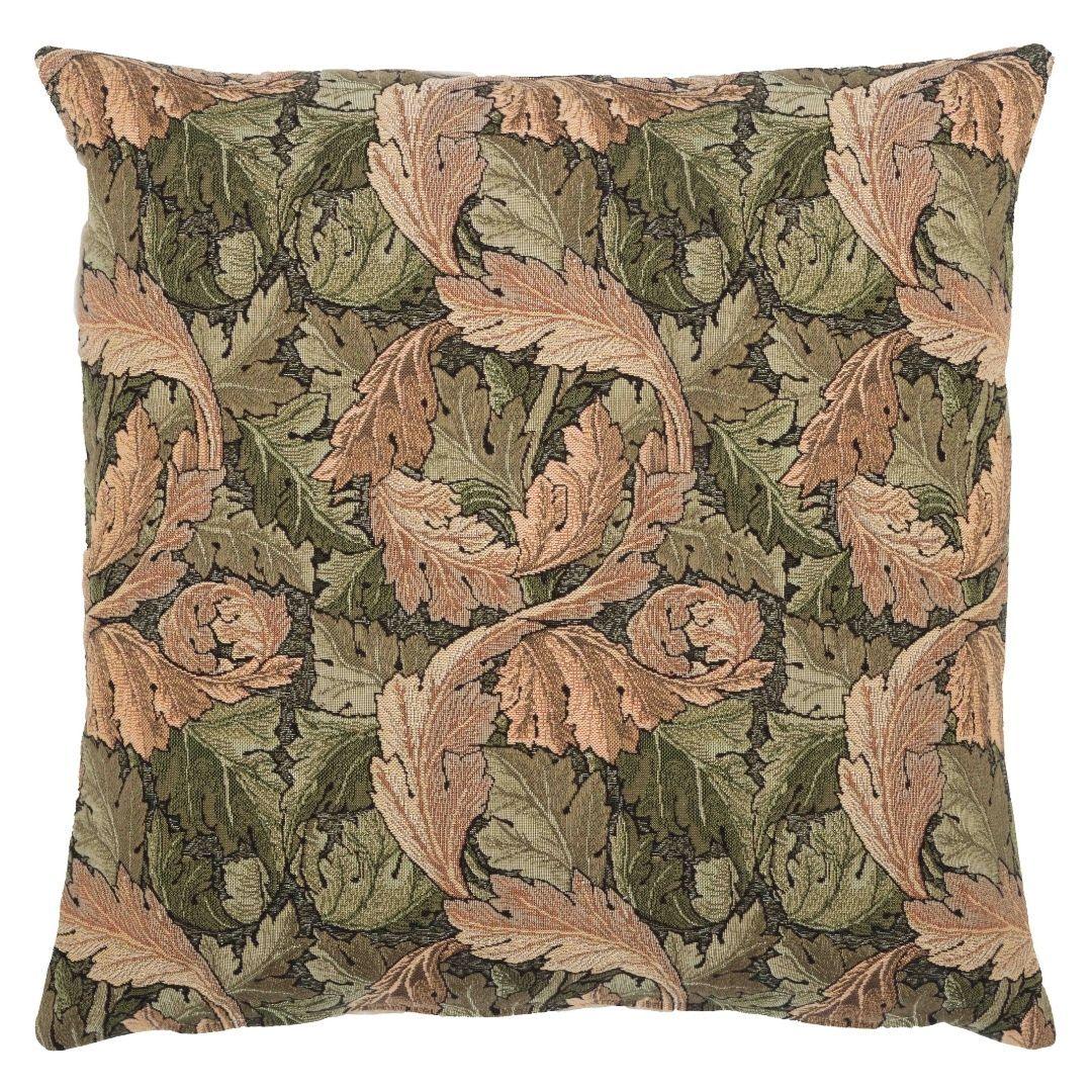 William Morris Acanthus Leaf Gold Tapestry Pillow Throw Pillows Hines 