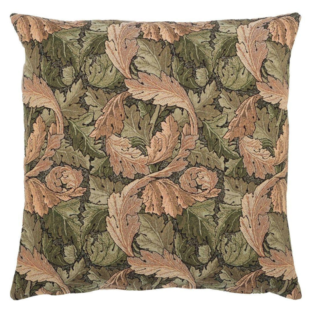 William Morris Acanthus Leaf Gold Tapestry Pillow Throw Pillows Hines 
