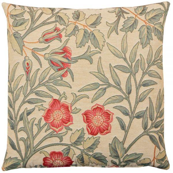 William Morris Large Pimpernel Tapestry Pillow- 18 inch square Throw Pillows Hines 