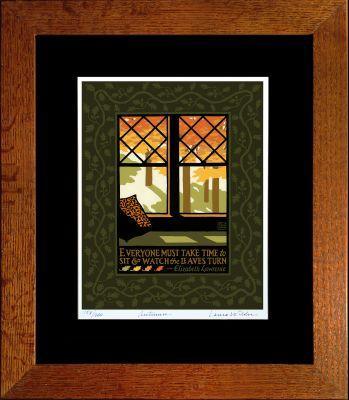 Laura Wilder American Bungalow Autumn Print Decor Laura Wilder Giclee Print Framed 