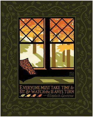 Laura Wilder American Bungalow Autumn Print Decor Laura Wilder Giclee Print Unframed 