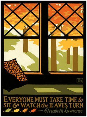 Laura Wilder American Bungalow Autumn Print Decor Laura Wilder Mini Print Unframed 