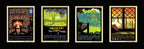 Laura Wilder American Bungalow Four Seasons Square Print Set Decor Laura Wilder 