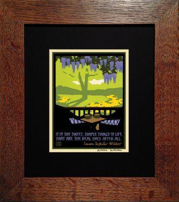 Laura Wilder American Bungalow Spring Print Decor Laura Wilder Mini Print Unframed 