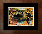 Laura Wilder Autumn Pond Print Decor Laura Wilder Giclee Print Framed 
