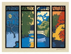 Laura Wilder Four Seasons Print Decor Laura Wilder Giclee Print Unframed 