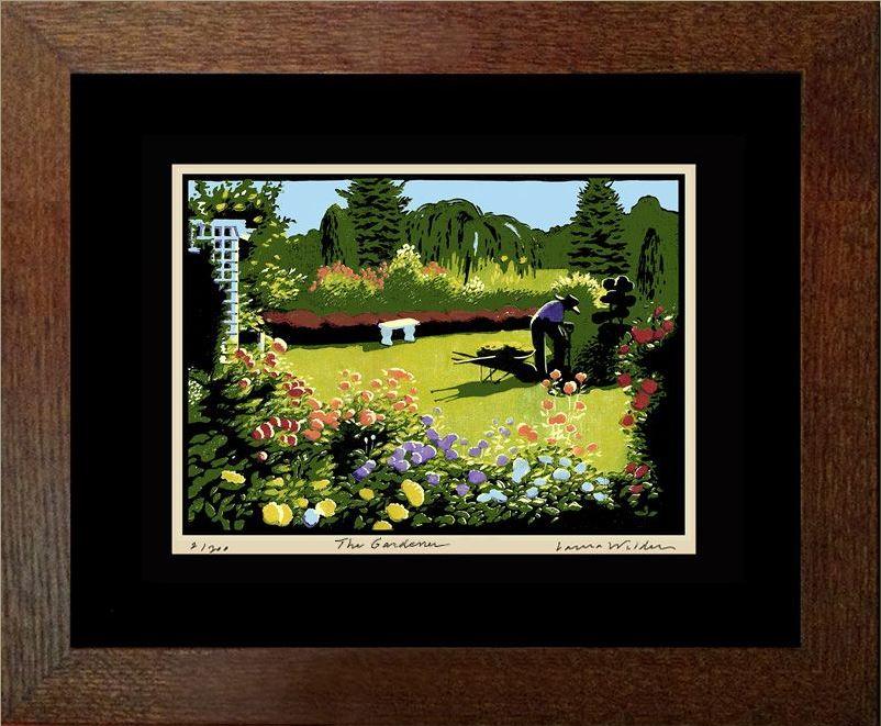Laura Wilder Gardener Print Decor Laura Wilder 