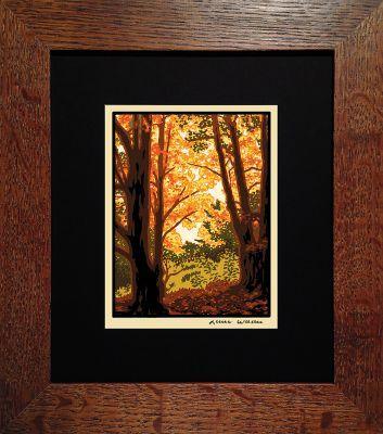 Laura Wilder Golden Trees Print Decor Laura Wilder Mini Print Framed 