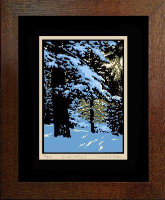 Laura Wilder Winter Woods I Print Decor Laura Wilder Giclee Print Framed 