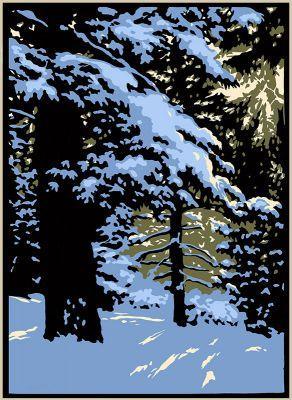 Laura Wilder Winter Woods I Print Decor Laura Wilder Giclee Print Unframed 