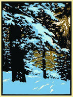 Laura Wilder Winter Woods I Print Decor Laura Wilder Mini Print Unframed 
