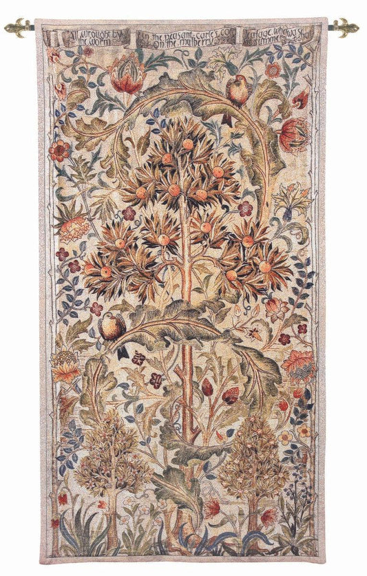 William Morris Quince Tree Woven Tapestry