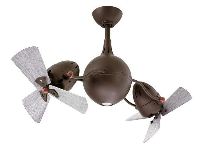 Atlas Acqua Ceiling Fan Interior Lighting Matthews Fan Company Wood Blades in Barnwood Finish