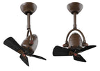 Atlas Diane Ceiling Fan Interior Lighting Matthews Fan Company Textured Bronze Matte Black Wood Blades