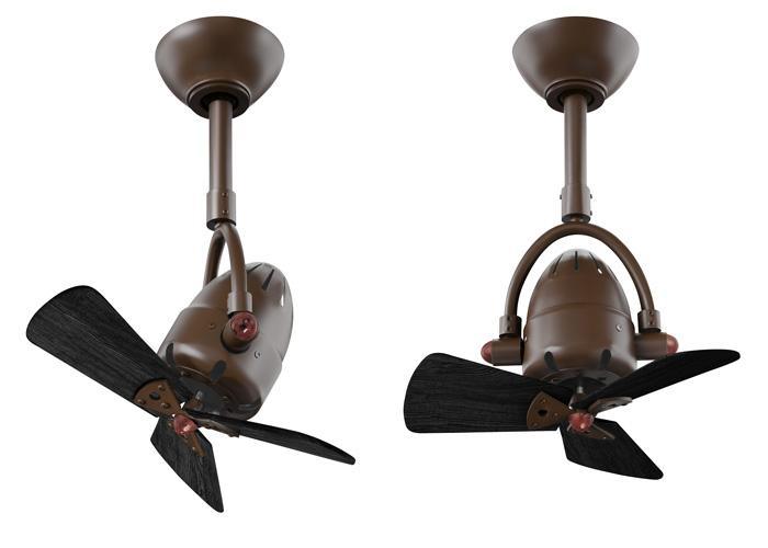 Atlas Diane Ceiling Fan Interior Lighting Matthews Fan Company Textured Bronze Matte Black Wood Blades