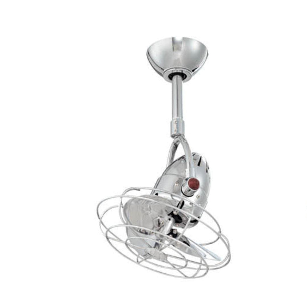 Atlas Diane Ceiling Fan Interior Lighting Matthews Fan Company Polished Chrome Metal Blades with Decorative Blade Guard
