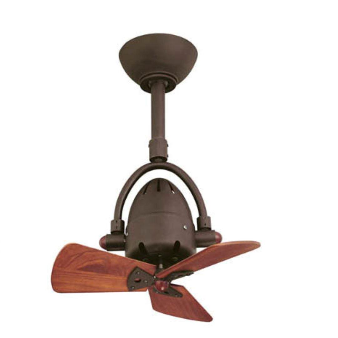 Atlas Diane Ceiling Fan Interior Lighting Matthews Fan Company Textured Bronze Mahogany Tone Wood Blades
