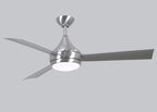 Atlas Donaire Ceiling Fan Interior Lighting Matthews Fan Company Brushed Stainless Brushed Stainless