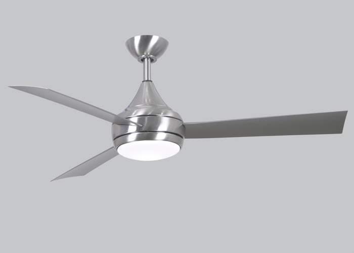 Atlas Donaire Ceiling Fan Interior Lighting Matthews Fan Company Brushed Stainless Brushed Stainless