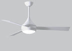 Atlas Donaire Ceiling Fan Interior Lighting Matthews Fan Company Gloss White Gloss White