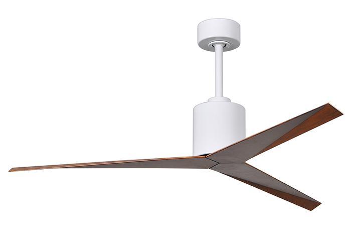 Atlas Eliza Ceiling Fan Interior Lighting Matthews Fan Company Gloss White Walnut