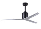 Atlas Eliza Ceiling Fan Interior Lighting Matthews Fan Company Matte Black Gloss White