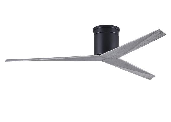 Atlas Eliza H Ceiling Fan Interior Lighting Matthews Fan Company Matte Black Barnwood Tone