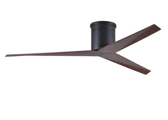Atlas Eliza H Ceiling Fan Interior Lighting Matthews Fan Company Matte Black Walnut Tone