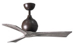 Atlas Irene 3 Ceiling Fan Interior Lighting Matthews Fan Company 42 inches Textured Bronze Barnwood