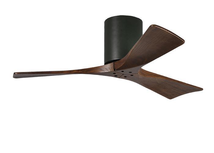 Atlas Irene 3H Ceiling Fan Interior Lighting Matthews Fan Company 42 inches Black Walnut