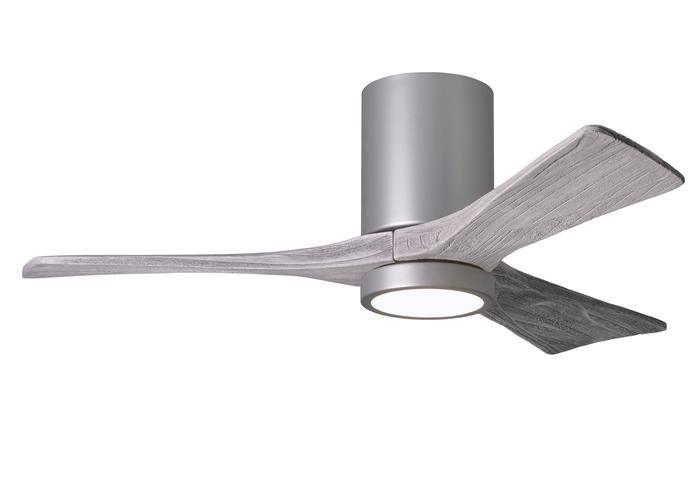 Atlas Irene 3HLK Ceiling Fan Interior Lighting Matthews Fan Company 42 inches Brushed Nickel Barnwood