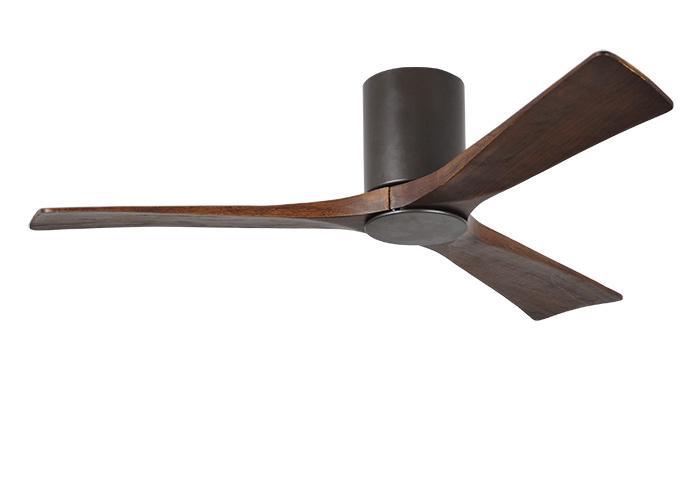 Atlas Irene 3HLK Ceiling Fan Interior Lighting Matthews Fan Company 42 inches Textured Bronze Walnut