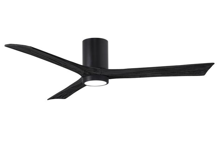 Atlas Irene 3HLK Ceiling Fan Interior Lighting Matthews Fan Company 42 inches Black Black