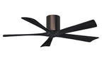 Atlas Irene 5H Ceiling Fan Interior Lighting Matthews Fan Company 42 inches Brushed Bronze Black