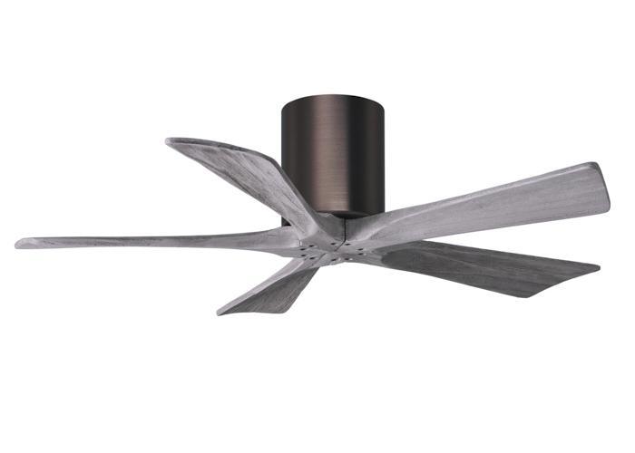 Atlas Irene 5H Ceiling Fan Interior Lighting Matthews Fan Company 42 inches Brushed Bronze Barnwood