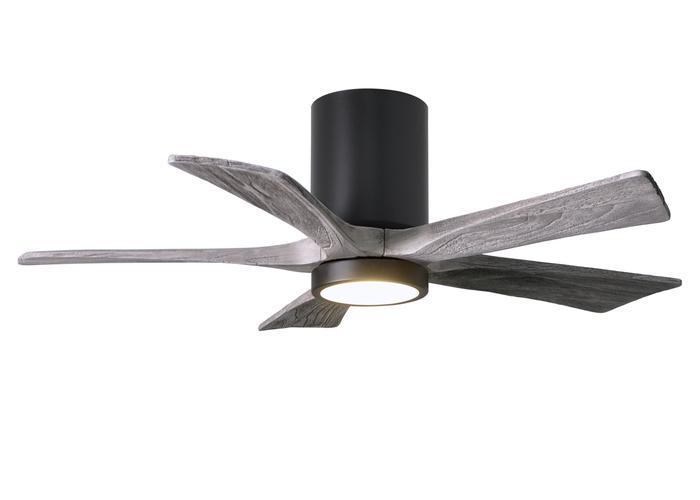 Atlas Irene 5HLK Ceiling Fan Interior Lighting Matthews Fan Company 42 inches Matte Black Barnwood