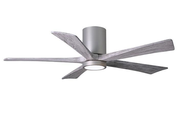 Atlas Irene 5HLK Ceiling Fan Interior Lighting Matthews Fan Company 42 inches Brushed Nickel Barnwood