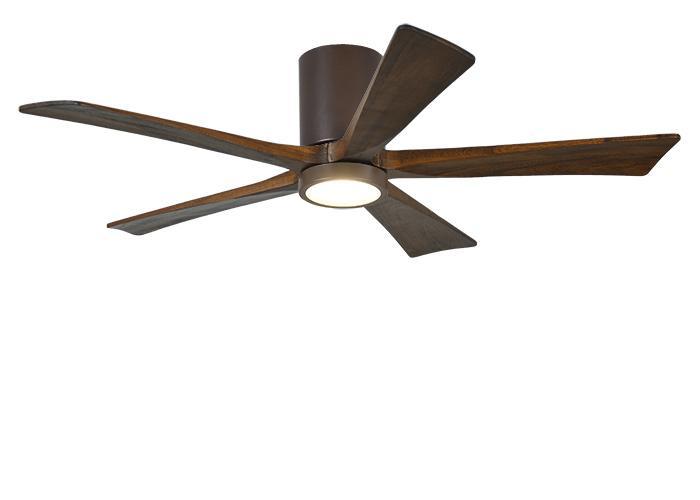 Atlas Irene 5HLK Ceiling Fan Interior Lighting Matthews Fan Company 42 inches Textured Bronze Walnut
