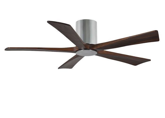 Atlas Irene 5HLK Ceiling Fan Interior Lighting Matthews Fan Company 42 inches Brushed Nickel Walnut