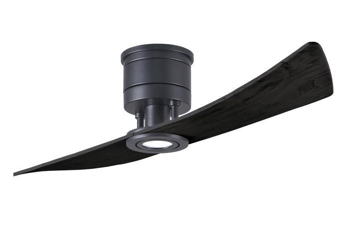 Atlas Lindsay Ceiling Fan Interior Lighting Matthews Fan Company Matte Black Black