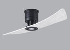 Atlas Lindsay Ceiling Fan Interior Lighting Matthews Fan Company Matte Black Matte White