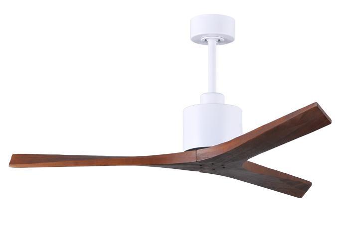 Atlas Mollywood Ceiling Fan Interior Lighting Matthews Fan Company 42 inches Matte White Walnut