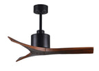 Atlas Mollywood Ceiling Fan Interior Lighting Matthews Fan Company 42 inches Matte Black Walnut