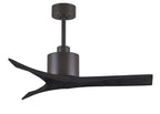Atlas Mollywood Ceiling Fan Interior Lighting Matthews Fan Company 42 inches Textured Bronze Matte Black