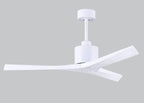 Atlas Mollywood Ceiling Fan Interior Lighting Matthews Fan Company 42 inches Matte White Matte White