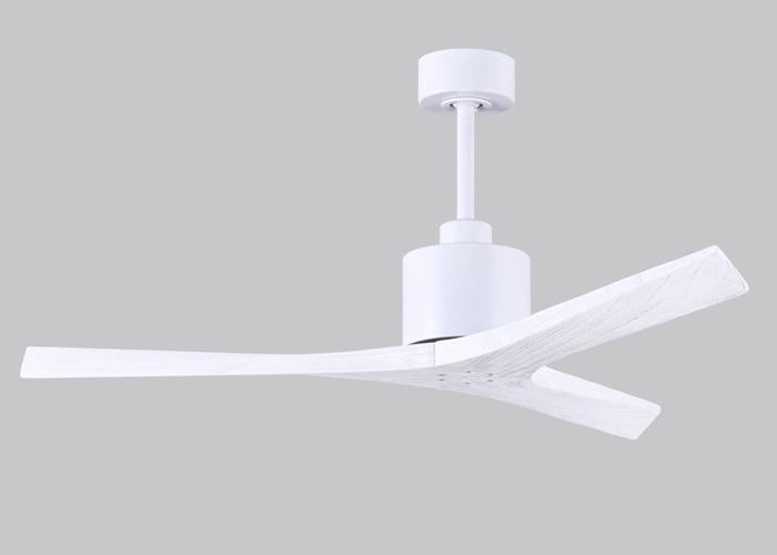 Atlas Mollywood Ceiling Fan Interior Lighting Matthews Fan Company 42 inches Matte White Matte White