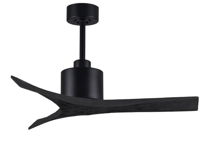 Atlas Mollywood Ceiling Fan Interior Lighting Matthews Fan Company 42 inches Matte Black Matte Black